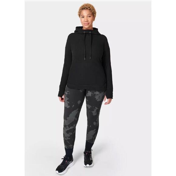 Sweaty Betty NWT Escape Luxe Hoodie Black - Picture 4 of 6